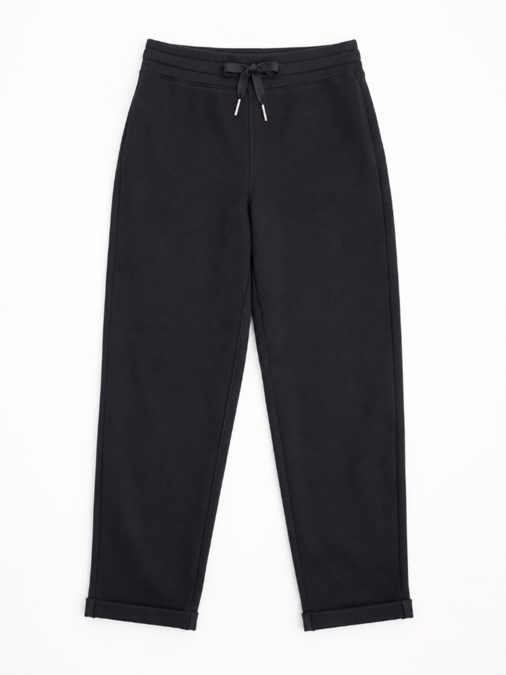Spanx joggers S pant cuffs draw string black modal cotton soft athleisure lounge